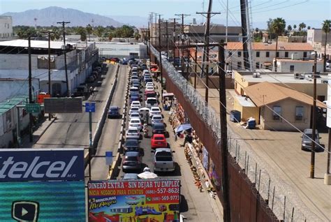 Calexico, a small California city across from a Mexican metropolis.